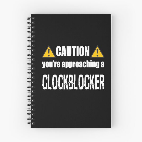 Item preview, Caution you're approaching a clockblocker (Black) designed and sold by AlexVR.