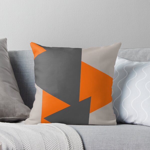 Aperçu de l'œuvre Triangles orange et gris créée et vendue par sylviabosky.