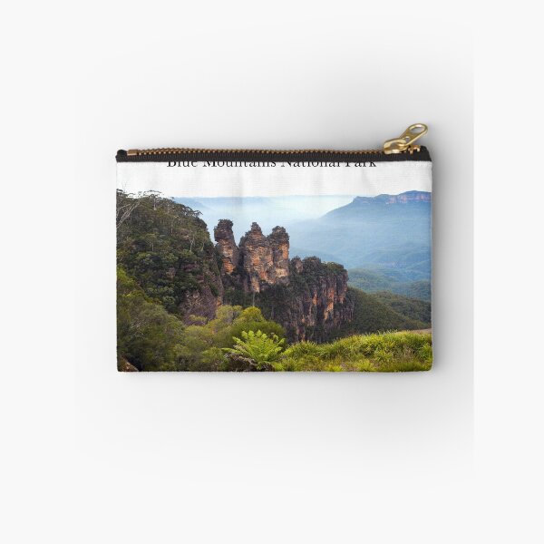 Item preview, Blue Mountains National Park, Echo Point, Three Sisters Rock, Outside Sydney Australia Poster designed and sold by Sharon Schwalbe.