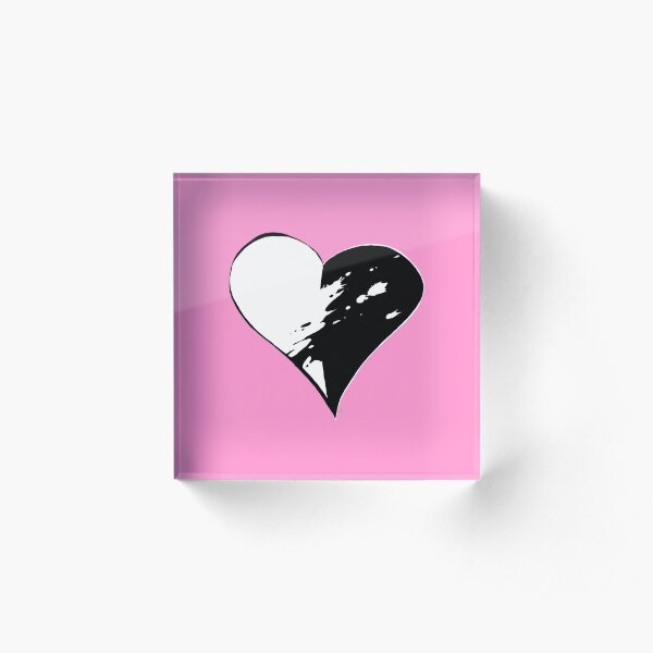 Your Girlfriend's heart Acrylic Block