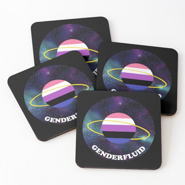 Item preview, Genderfluid Nonbinary T-Shirt Planet Bigender Genderqueer Sticker Gift designed and sold by theshirtinator.