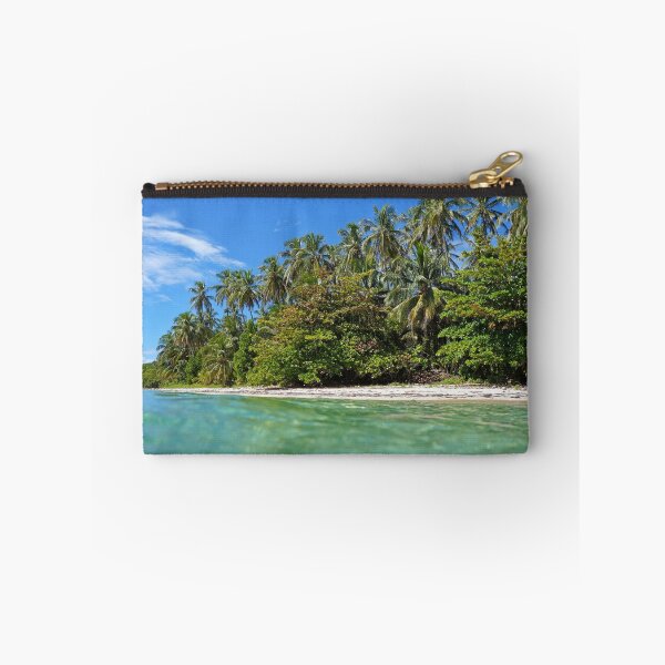 Item preview, Beach with beautiful tropical vegetation designed and sold by Seaphotoart.