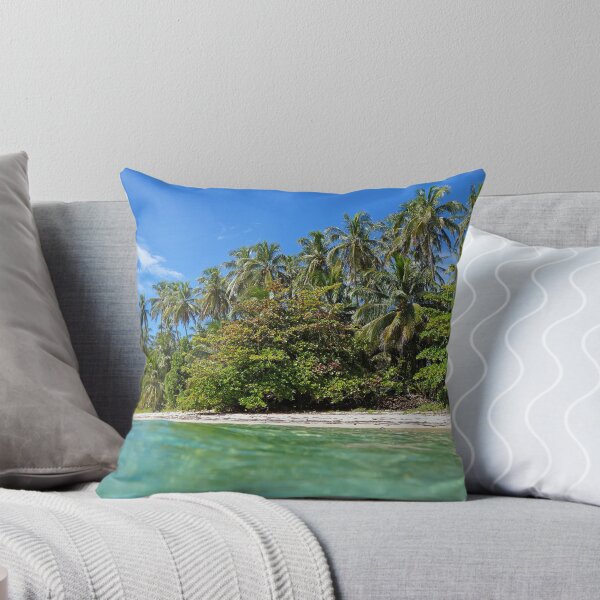 Item preview, Beach with beautiful tropical vegetation designed and sold by Seaphotoart.