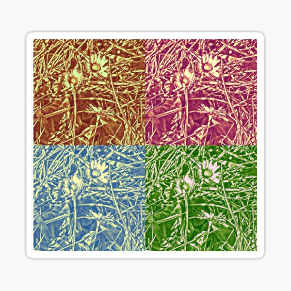 Daisy Chain - Pop Art Sticker