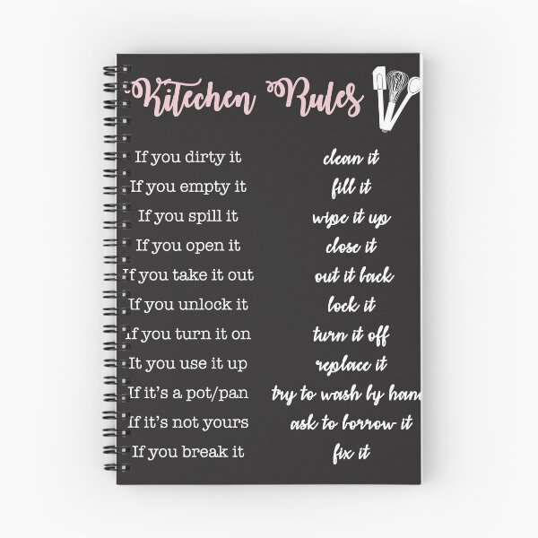 Item preview, Kitchen Rules designed and sold by savmedley.