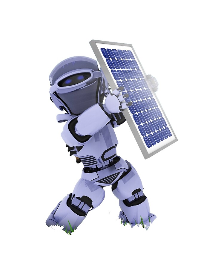 solar powered robot toy