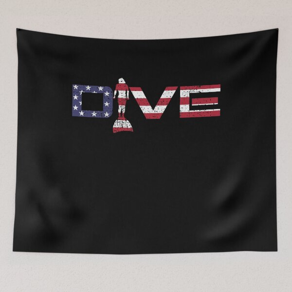 Item preview, Dive USA Flag 4th Of July  designed and sold by 4tomic.