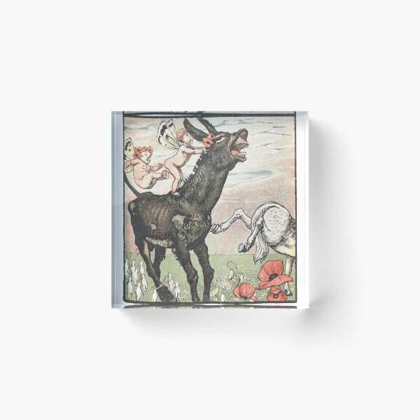 Item preview, Fairies riding a Mule designed and sold by neonwulf.