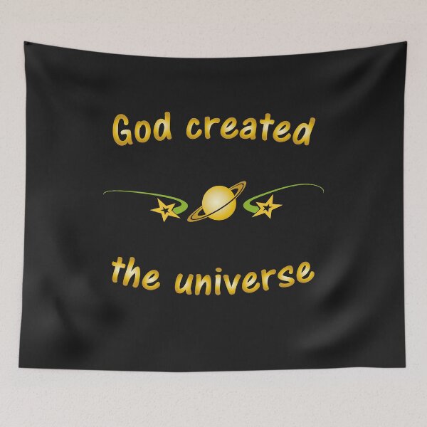 Item preview, God Created The Universe Universe Creation God designed and sold by dm4design.