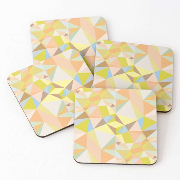 Item preview, Pastel Earth Tone Triangle Pattern designed and sold by patternsoup.