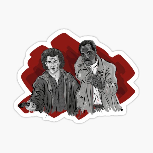 Item preview, Lethal Weapon Black and White designed and sold by John Daniel Pritchard.