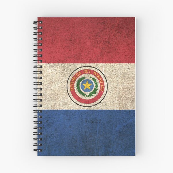Item preview, Old and Worn Distressed Vintage Flag of Paraguay designed and sold by JeffBartels.