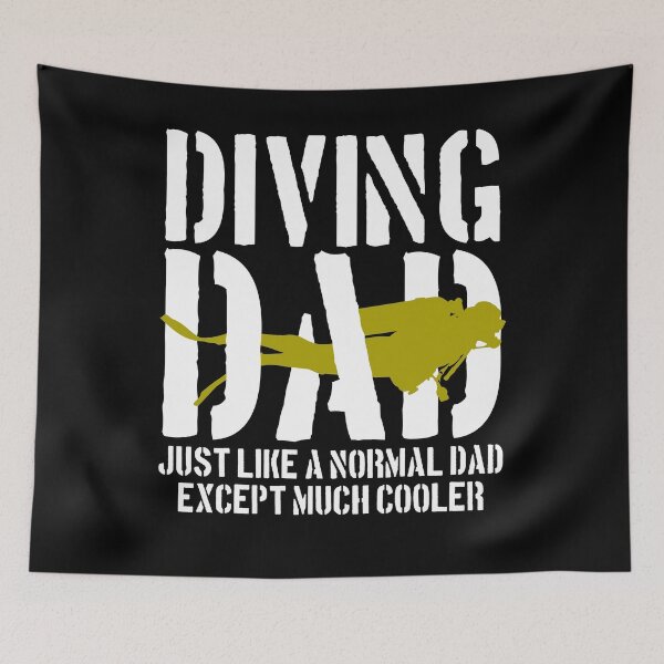 Item preview, Diving Dad Fathers Day  designed and sold by 4tomic.