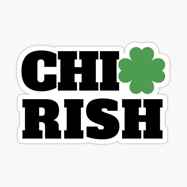 Vista previa del artículo con la obra «Chi Rish como Chicago Irish para el Día de San Patricio», diseñado y vendido por elhefe.