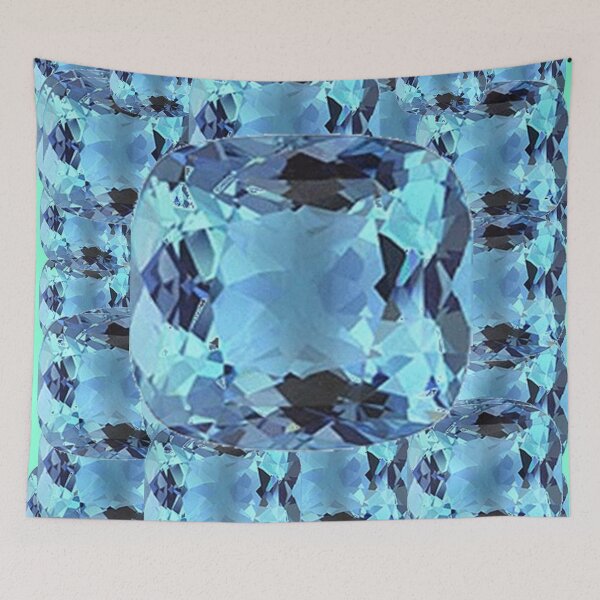 Item preview, MARCH AQUAMARINE BLUE GEMS BIRTHSTONES designed and sold by sharlesart.
