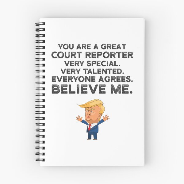 Item preview, Court Reporter Funny Trump designed and sold by UneDesigns.