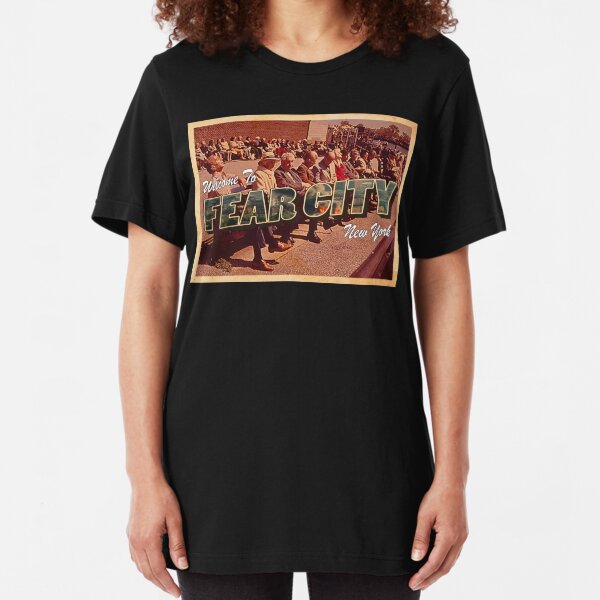 Welcome To Fear City, New York Slim Fit T-Shirt