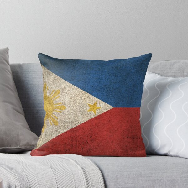 Item preview, Old and Worn Distressed Vintage Flag of The Philippines designed and sold by JeffBartels.