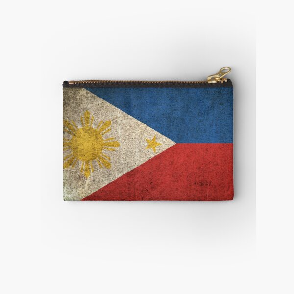 Item preview, Old and Worn Distressed Vintage Flag of The Philippines designed and sold by JeffBartels.