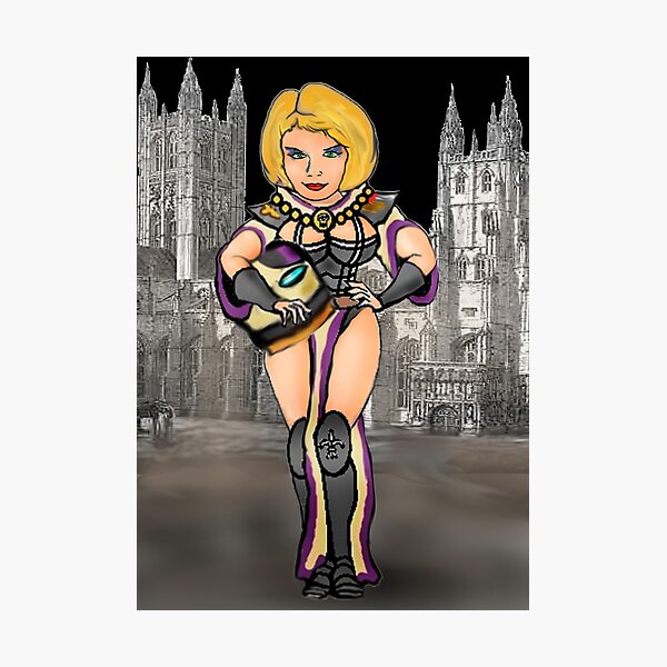 Item preview, Padress?  Warrior woman of the clergy        designed and sold by Radwulf.