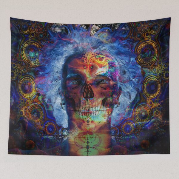 Item preview, Trippy Psychedelic Mandala Energy Art - Design 2 (AQUA) designed and sold by AUX Entertainment.