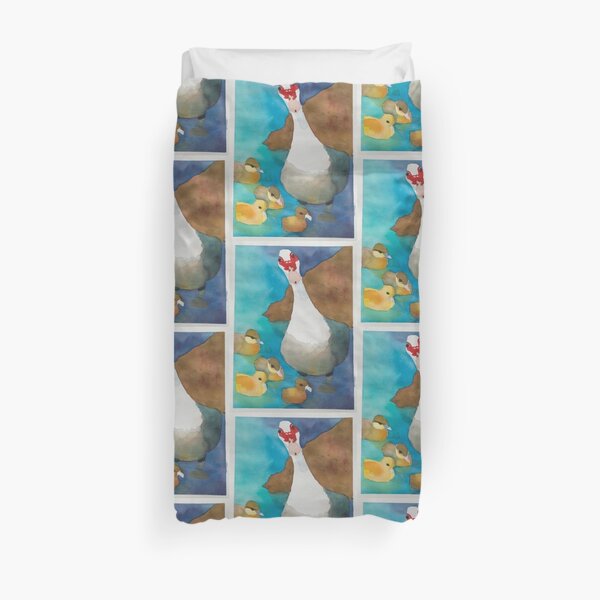 Sunny & the Chicklets Duvet Cover