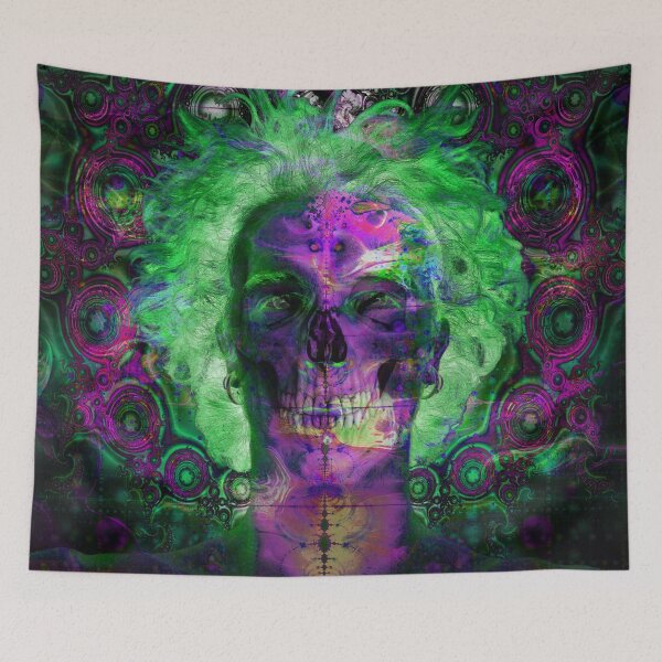 Item preview, Trippy Psychedelic Mandala Energy Art - Design 2 (GREEN) designed and sold by AUX Entertainment.