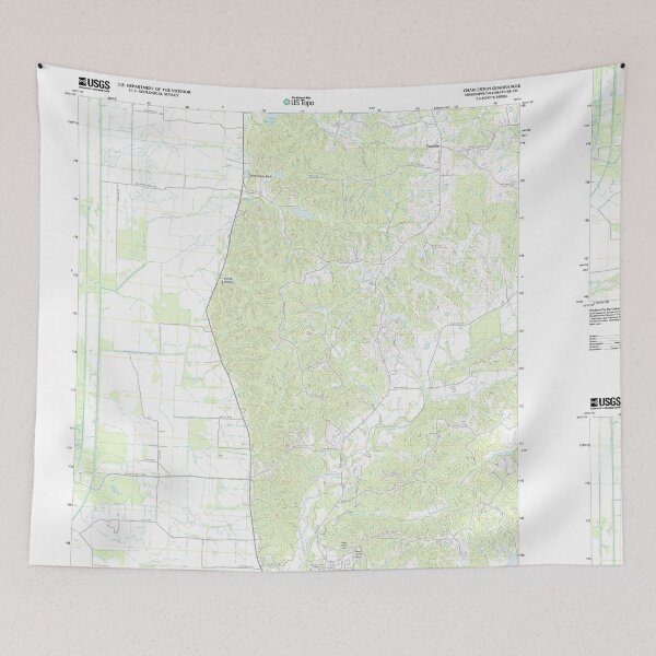 Item preview, USGS TOPO Map Mississippi MS Charleston 20120417 TM designed and sold by WetdryvacRBO2.