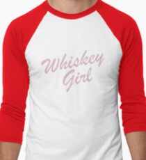 Whiskey Girl T-Shirt; Whiskey Lovers Men's Baseball ¾ T-Shirt