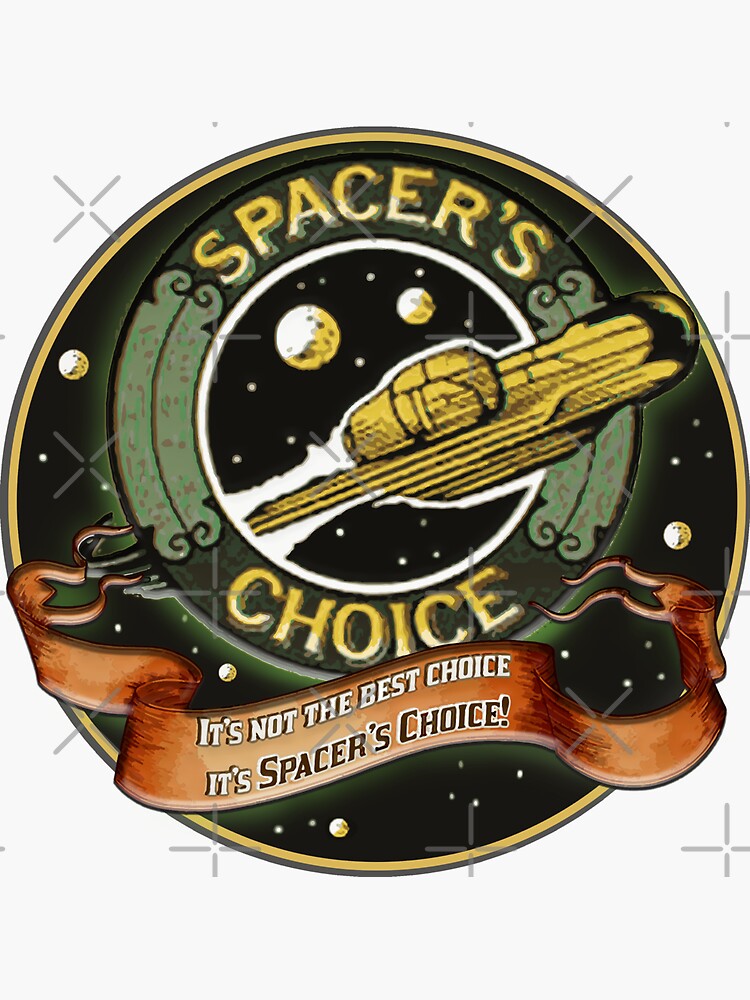 "Spacers Choice" Sticker for Sale by DBnation Redbubble