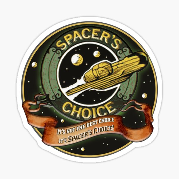 "Spacers Choice" Sticker for Sale by DBnation Redbubble