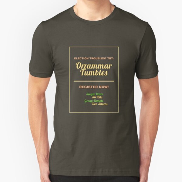 Orzammar Tumbles Flyer Slim Fit T-Shirt