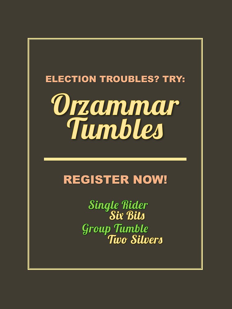 Orzammar Tumbles Flyer by EnchantmentCast