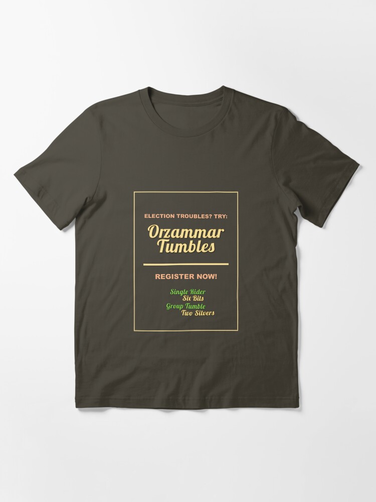 Alternate view of Orzammar Tumbles Flyer Essential T-Shirt