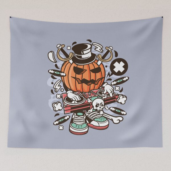 Item preview, DJ Halloween Cartoon Character  designed and sold by Nickelparis.