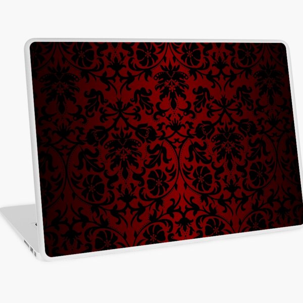 Item preview, Motif damassé rouge foncé et noir designed and sold by DonnaSiggy.