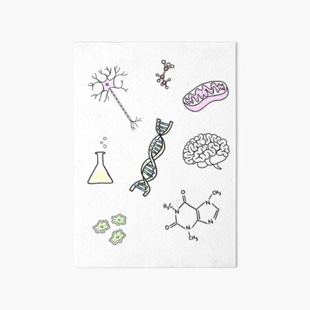 Science! Art Board Print