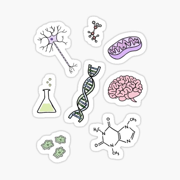 Printable Biology Stickers