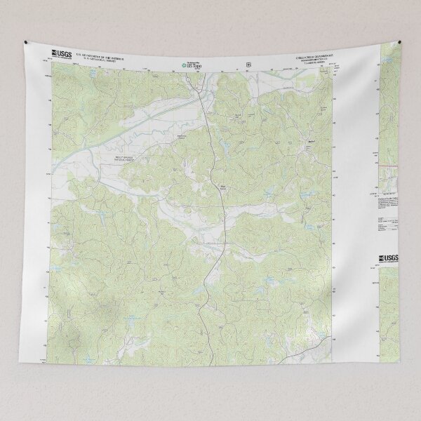 Item preview, USGS TOPO Map Mississippi MS Chilli Creek 20120321 TM designed and sold by WetdryvacRBO2.