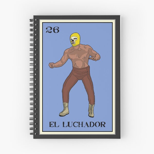 Item preview, El Luchador Loteria Design designed and sold by The Great Land of Snark!.