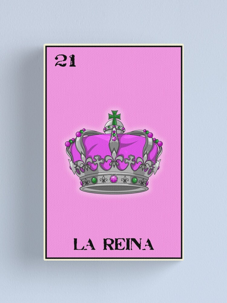 Buy La Reina-loteria 13x19 Art Print,loteria Art,loteria Print,wall  Art,home Decor,fine Art,giclee,queen,gift for Princess,crown Online in  India 