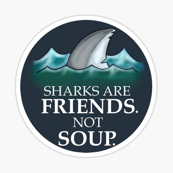 Artikel-Vorschau von Haie sind Freunde – Spendenaktion (DER ERLÖS GEHT AN DIE SHARKWATER FOUNDATION), designt und verkauft von Ghoul Mori.