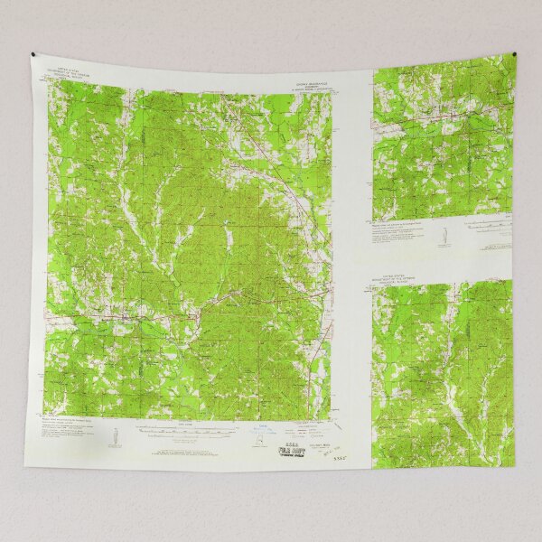 Item preview, USGS TOPO Map Mississippi MS Chunky 336841 1957 62500 designed and sold by WetdryvacRBO2.