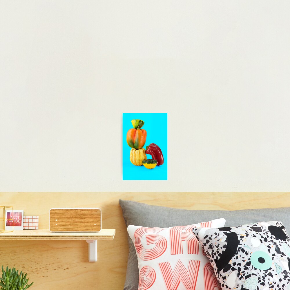 Vegetable tower Photographic Print