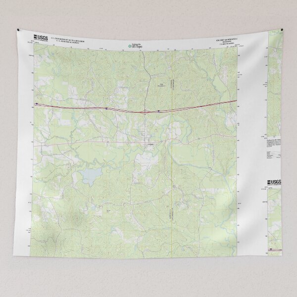 Artikelvorschau, USGS TOPO Karte Mississippi MS Chunky 20120406 TM entworfen und verkauft von WetdryvacRBO2.