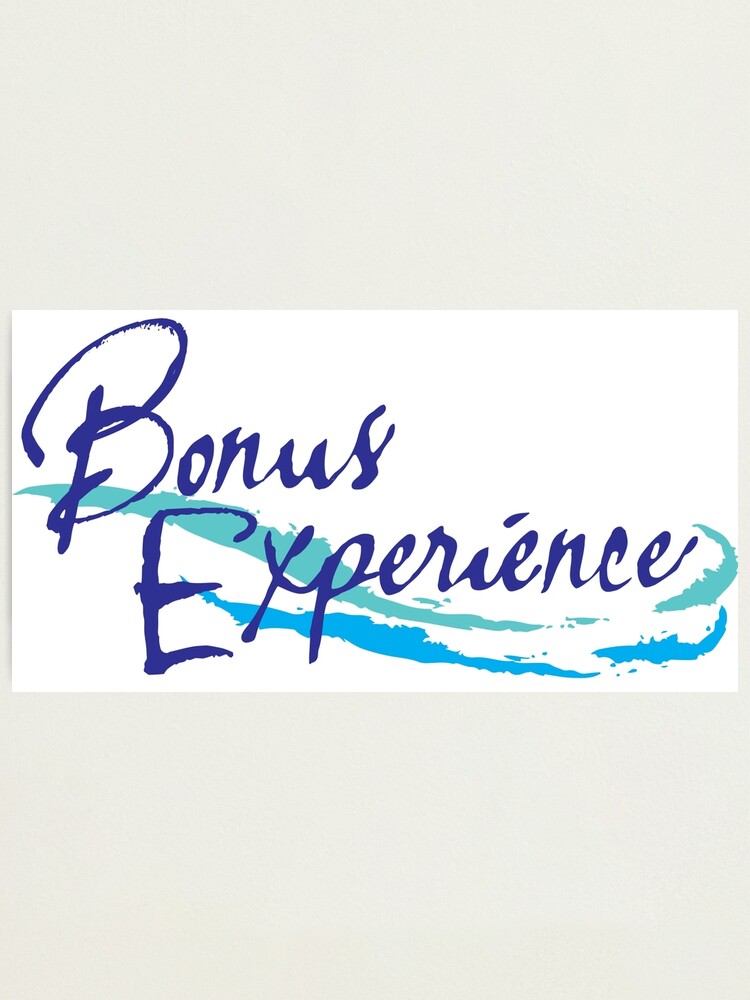 Alternate view of Sparkling Water BXP Logo - Unflavored Photographic Print