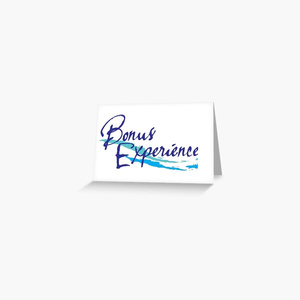 Sparkling Water BXP Logo - Unflavored Greeting Card