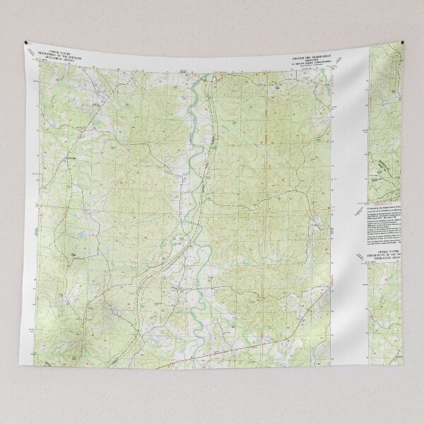 Item preview, USGS TOPO Map Mississippi MS Church Hill 335470 1988 24000 designed and sold by WetdryvacRBO2.