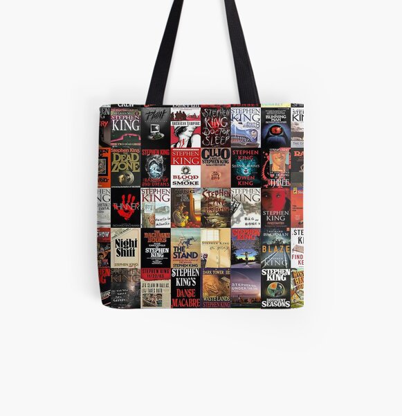 Stephen King Novels All Over Print Tote Bag