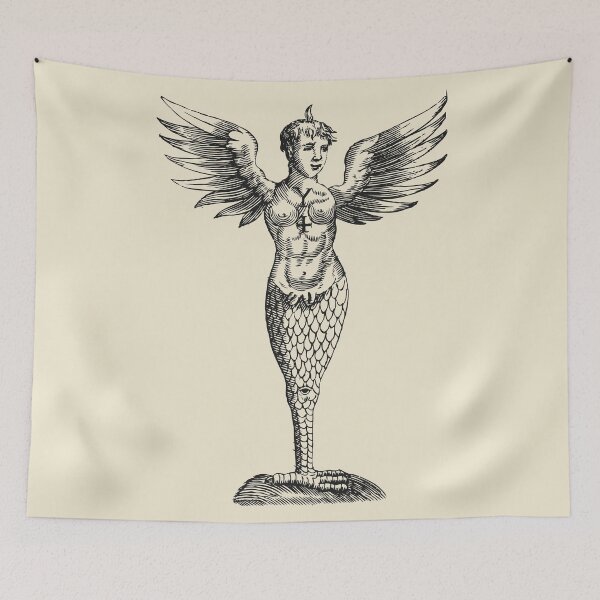 Item preview, Humanoid Monster Antique Drawing | Old-Style Illustration designed and sold by freshlypeeled.